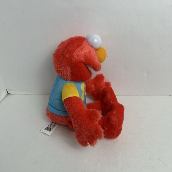 Sing Along Elmo Plush Toy Sesame Street Cute Collectible 13in w/ Sound & Lights - Picture 4 of 6